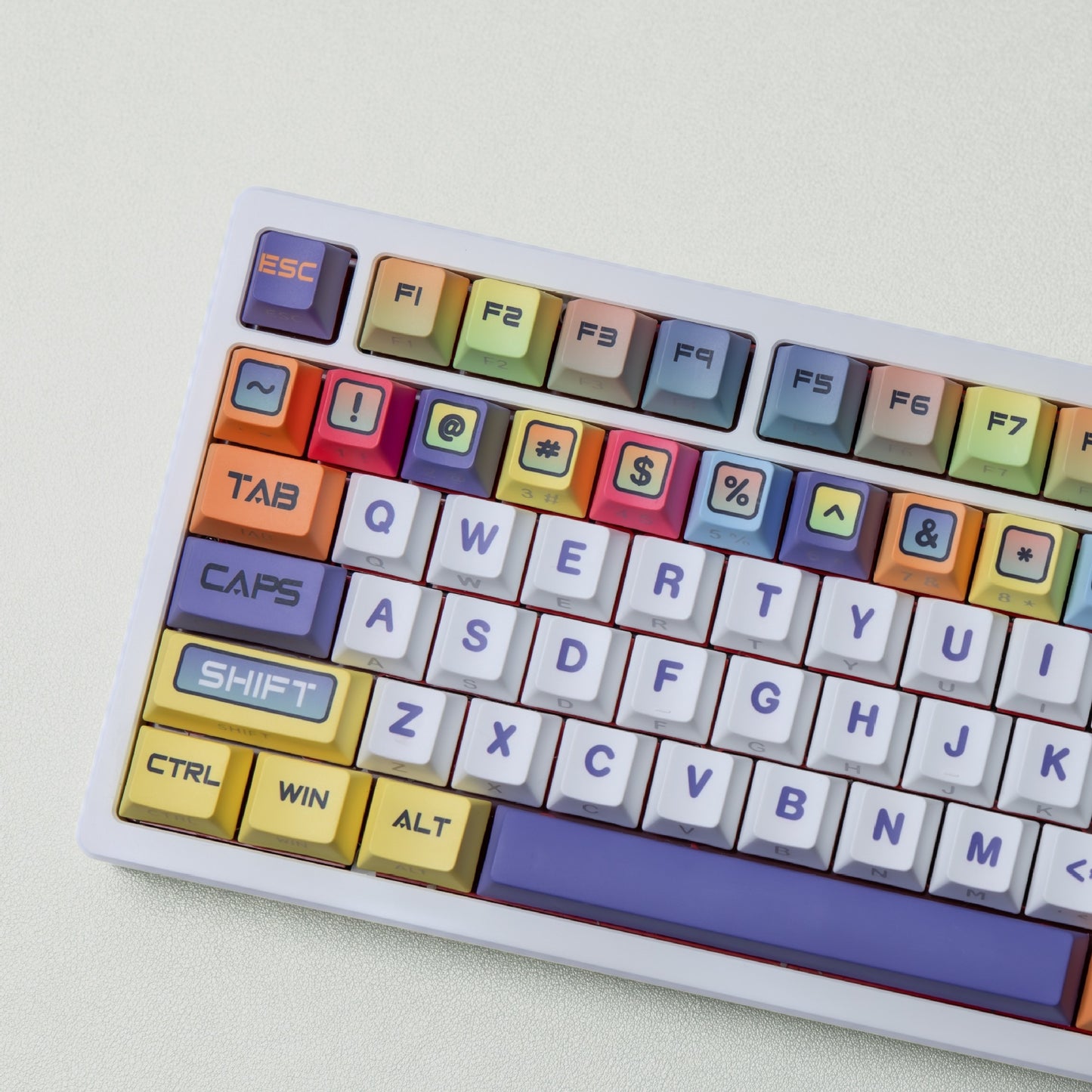 Pixel Punch Cartoon Dual Legends Backlit Keycaps