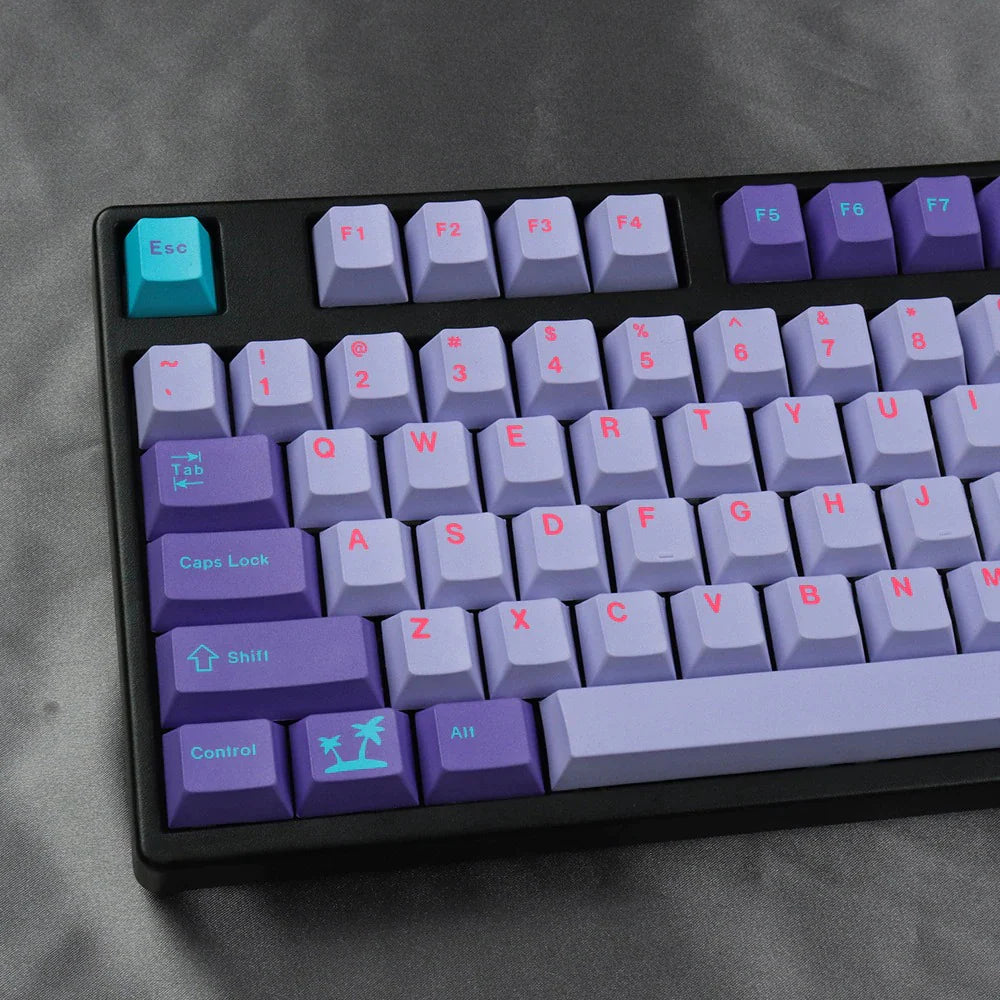 VAPORWAVE CHERRY PBT KEYCAPS