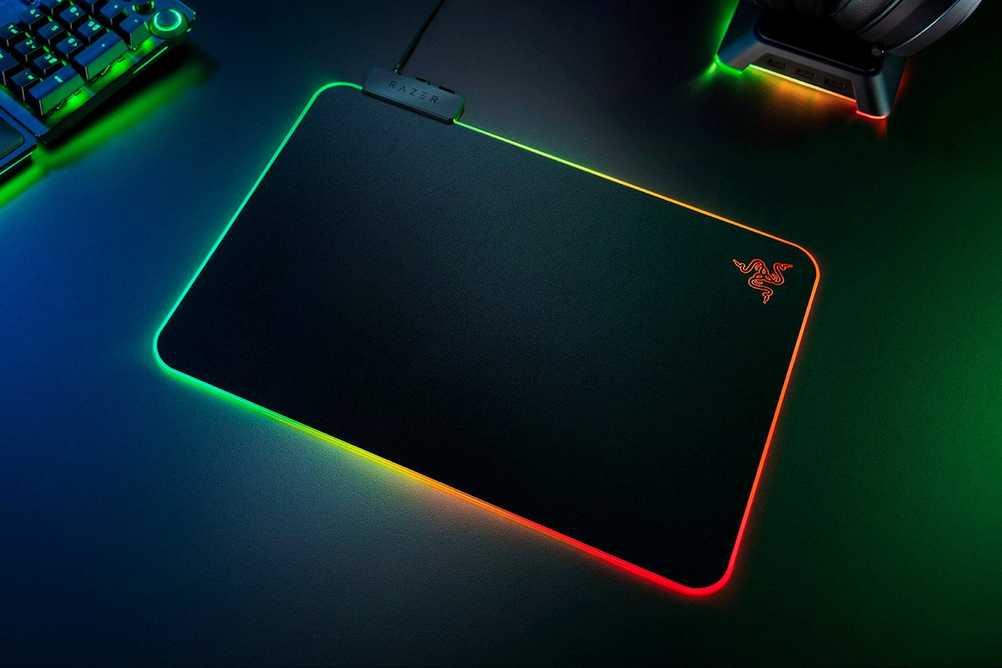 PRICE DROP Razer Firefly V2 - Hard Surface Premium Gaming Mouse Mat with Chroma RGB