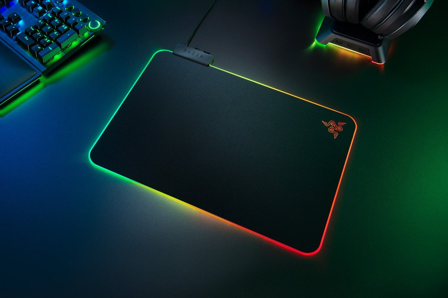 PRICE DROP Razer Firefly V2 - Hard Surface Premium Gaming Mouse Mat with Chroma RGB