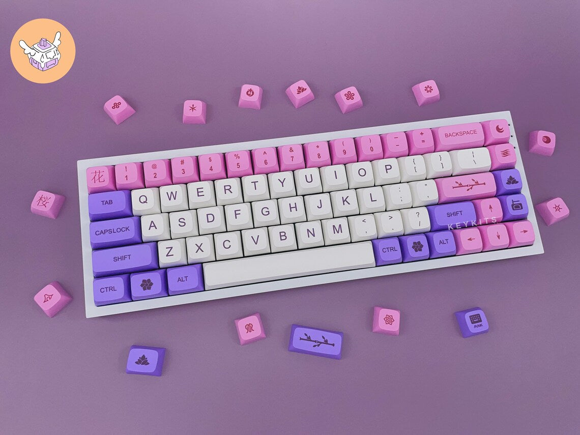 Hana Sakura 104+39 XDA KEYCAPS