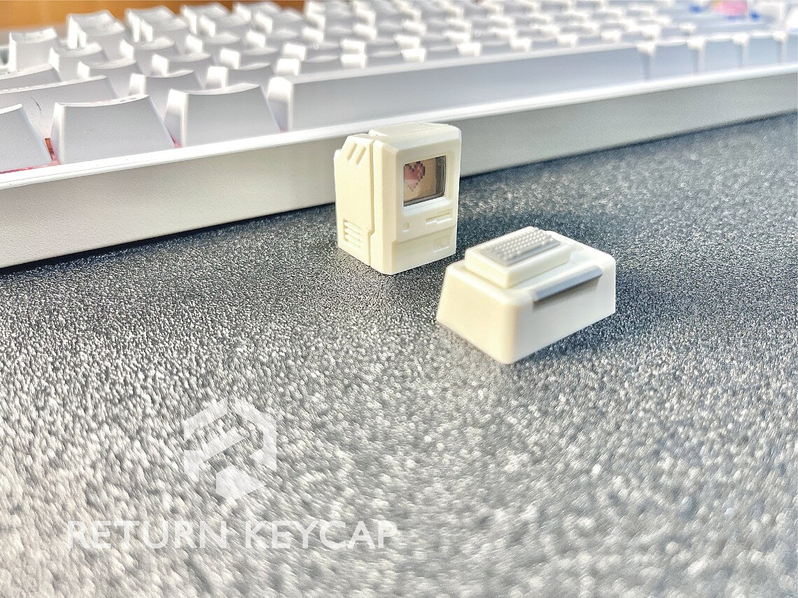 RETRO MACINTOSH ESC + TAB ARTISAN KEYCAP COMBO 3 COLORS