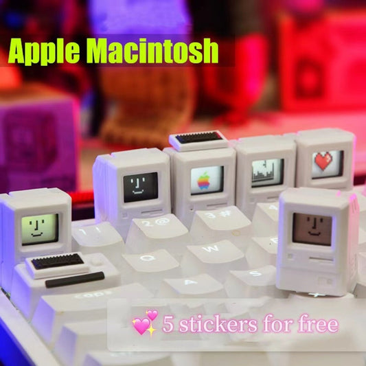 RETRO MACINTOSH ESC + TAB ARTISAN KEYCAP COMBO 3 COLORS