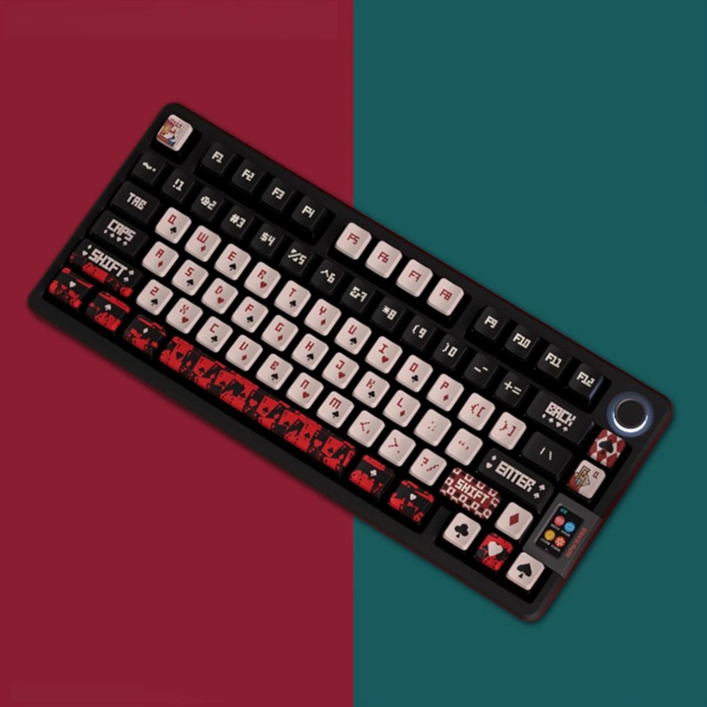 Vintage Poker Translucent Keycaps Set