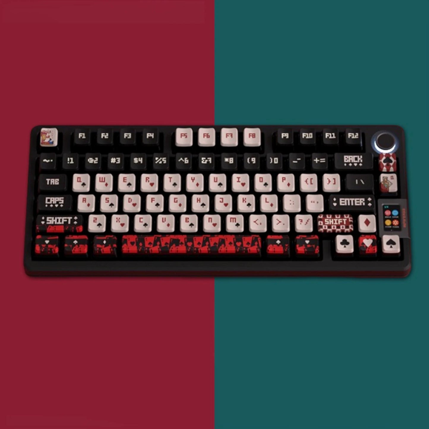 Vintage Poker Translucent Keycaps Set