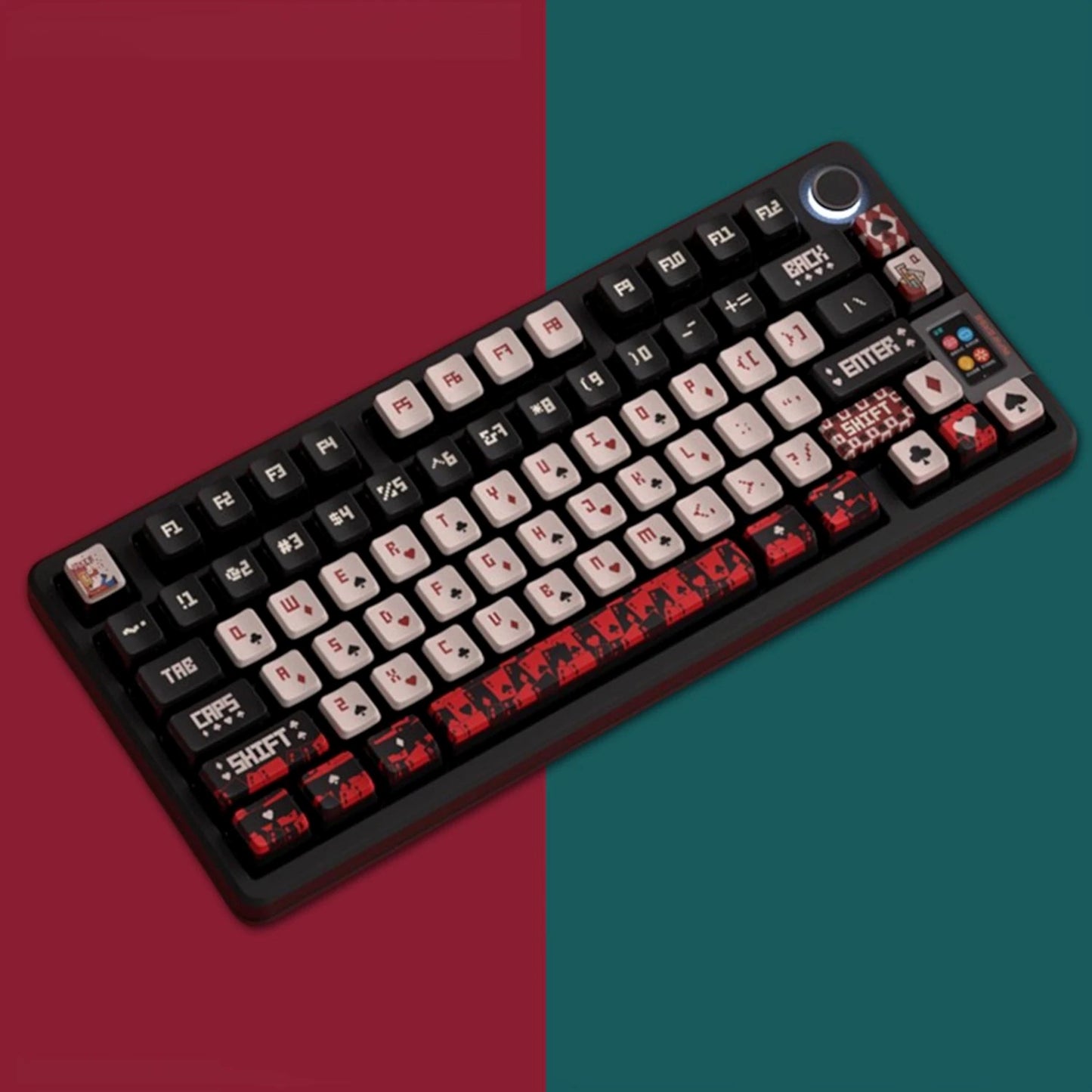 Vintage Poker Translucent Keycaps Set