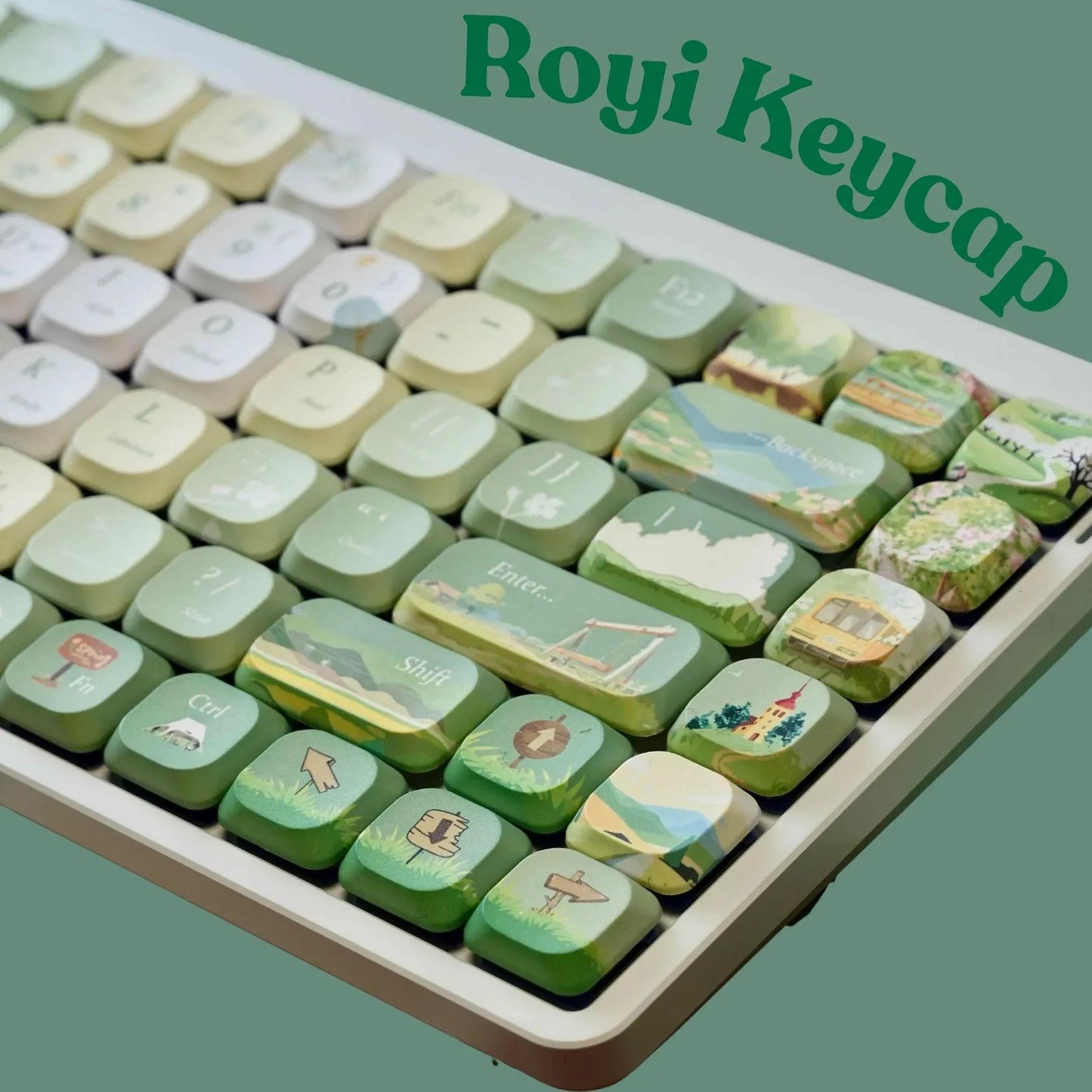 Wanderlust Low Profile PBT Keycaps