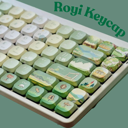 Wanderlust Low Profile PBT Keycaps