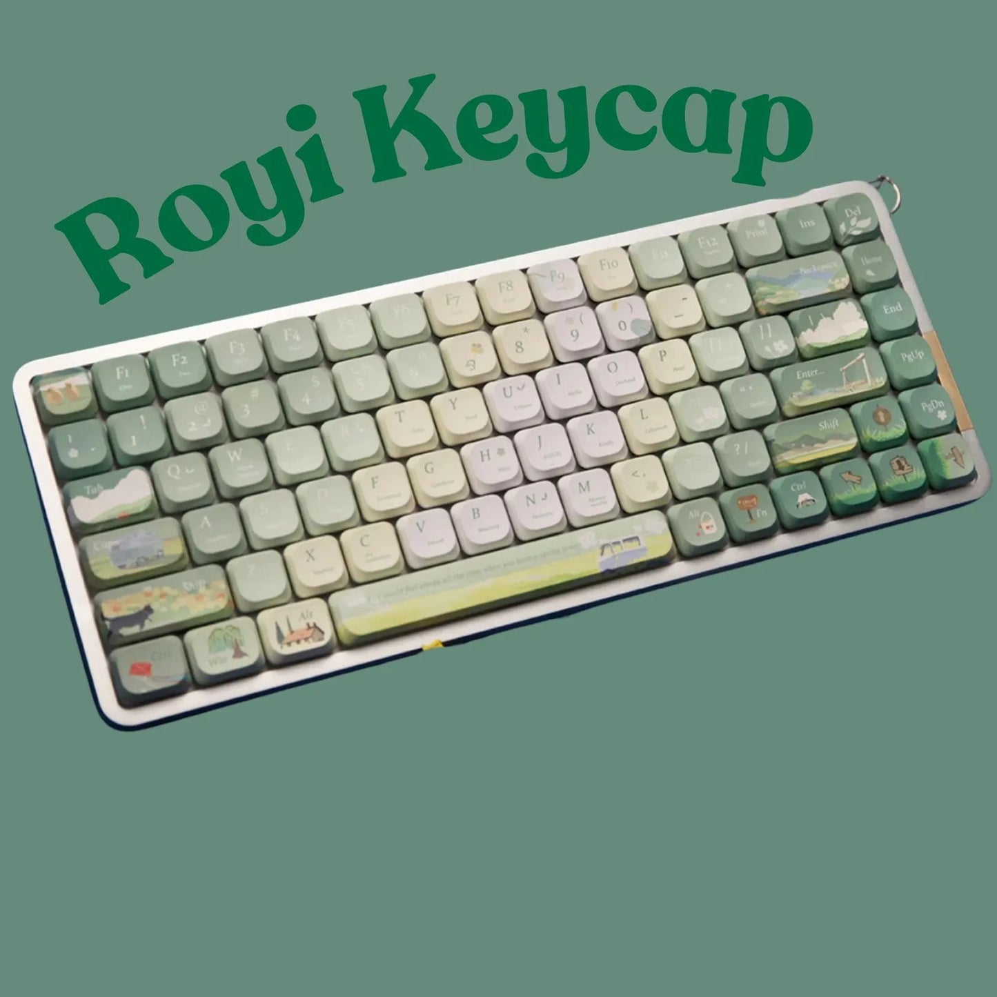 Wanderlust Low Profile PBT Keycaps