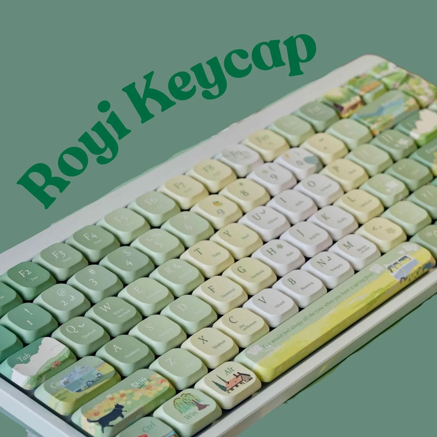 Wanderlust Low Profile PBT Keycaps