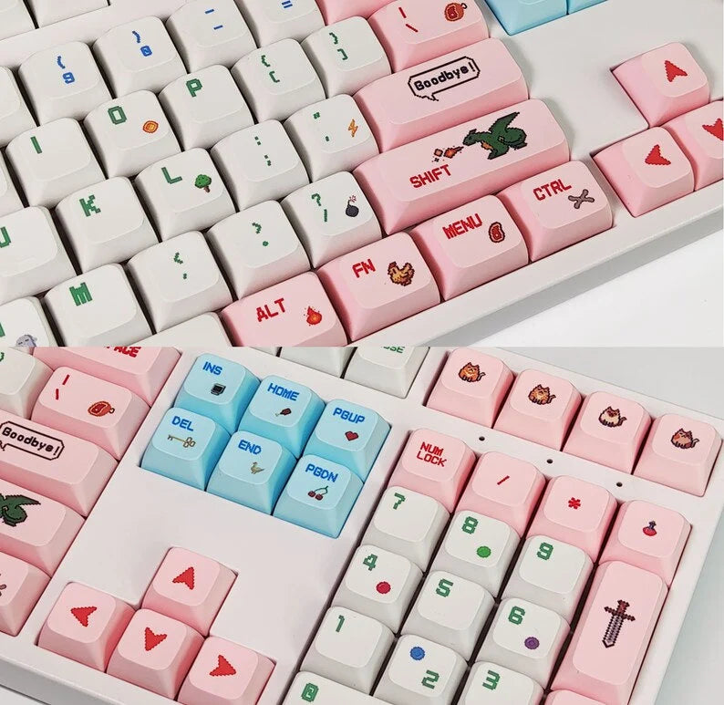 Dragon Quest XDA PBT Keycaps