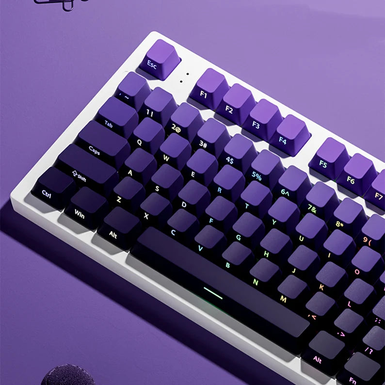 Violet Shade Side Backlit  OEM PBT Keycaps