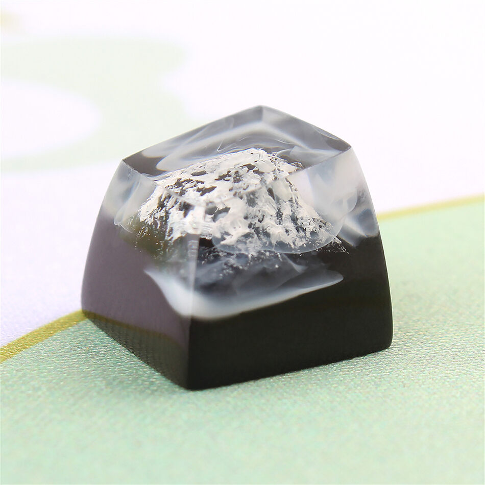 Resin SA Profile Artisan Keycaps Sakura Mount Fuji / Volcanic Cloud