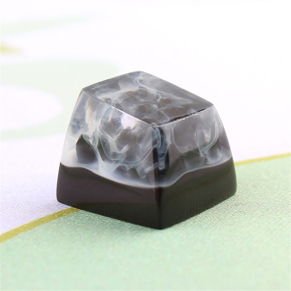 Resin SA Profile Artisan Keycaps Sakura Mount Fuji / Volcanic Cloud