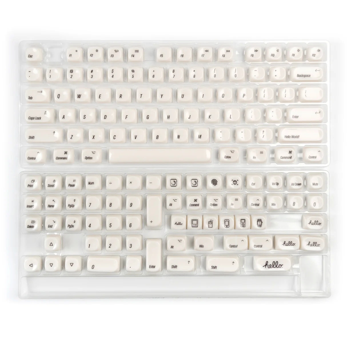 Apple Mac Ceramic Style MOA Keycaps