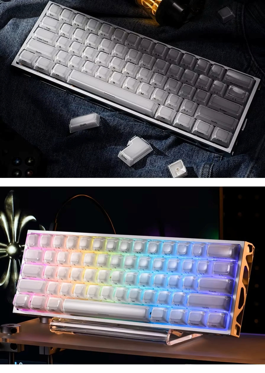 Gothic Porcelain Premium MDA Crystal Keycaps