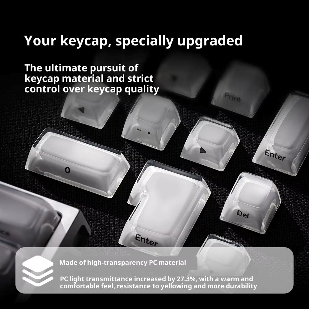 Gothic Porcelain Premium MDA Crystal Keycaps