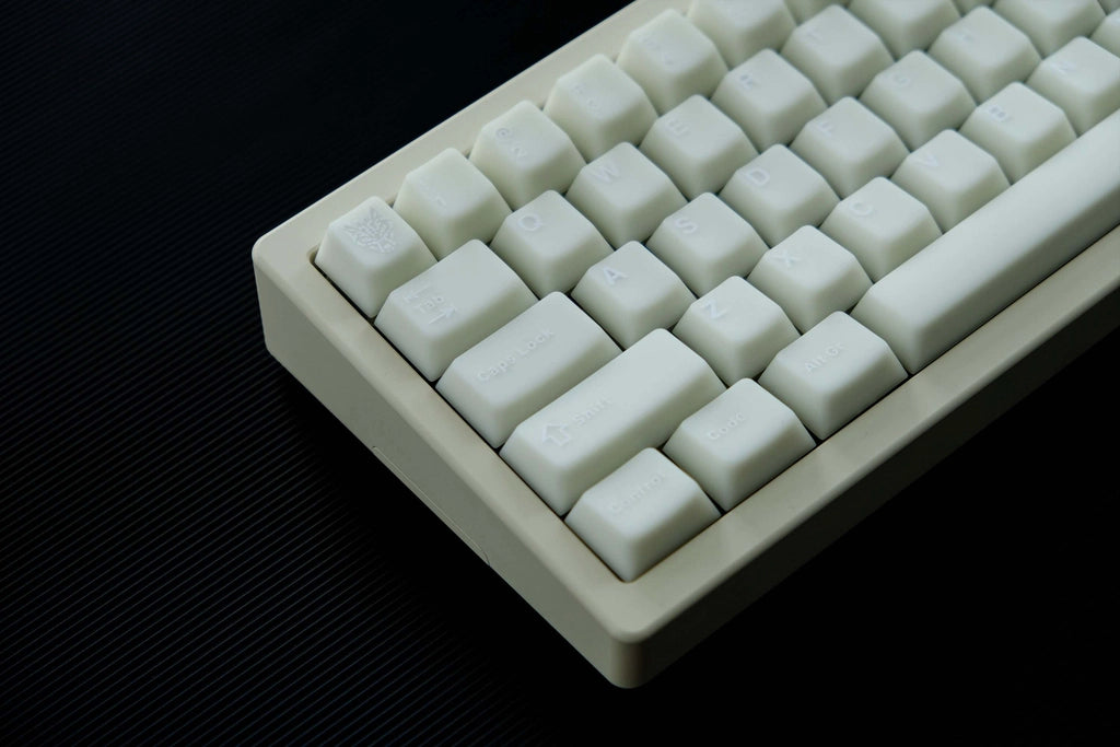 Aifei Marble Themed Double Shot Milk White PBT Keycaps