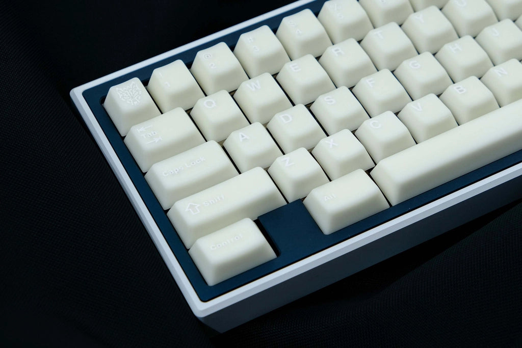 Aifei Marble Themed Double Shot Milk White PBT Keycaps