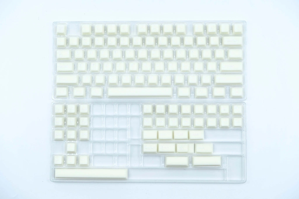 Aifei Marble Themed Double Shot Milk White PBT Keycaps