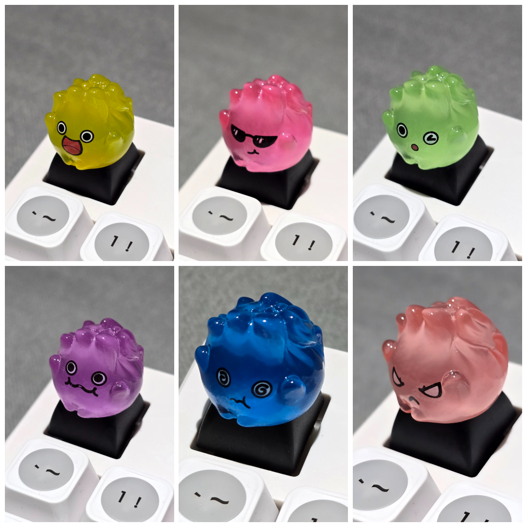 Angry Birds Resin Artisan Keycaps