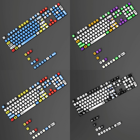 Gundam Mecha 4 Theme XDA PBT PC Keycaps