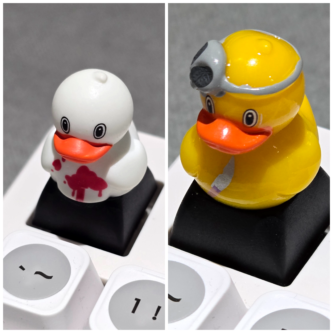 Pirate Duck Resin Artisan Keycap