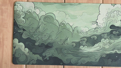 Green Cloud Forest Premium Control XXL Deskmat