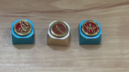 Rotating Metal Artisan Keycaps 1u