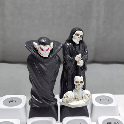 Mystic Horror Dracula Grim Reaper Artisan Keycaps