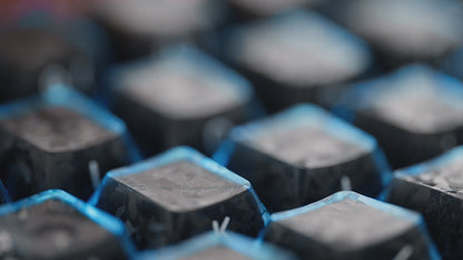 XVX Jelly Forged Carbon Textured Side-Printed Cherry Profile 126-Key Keycap Set