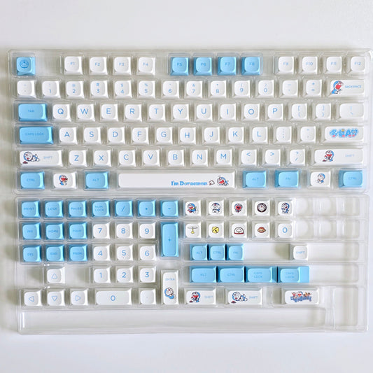 (CLEARANCE ) Doraemon XDA PBT Keycaps Bag Packaging