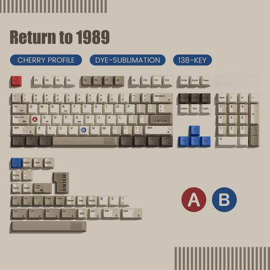 Return To 1989 Cherry Profile Keycaps