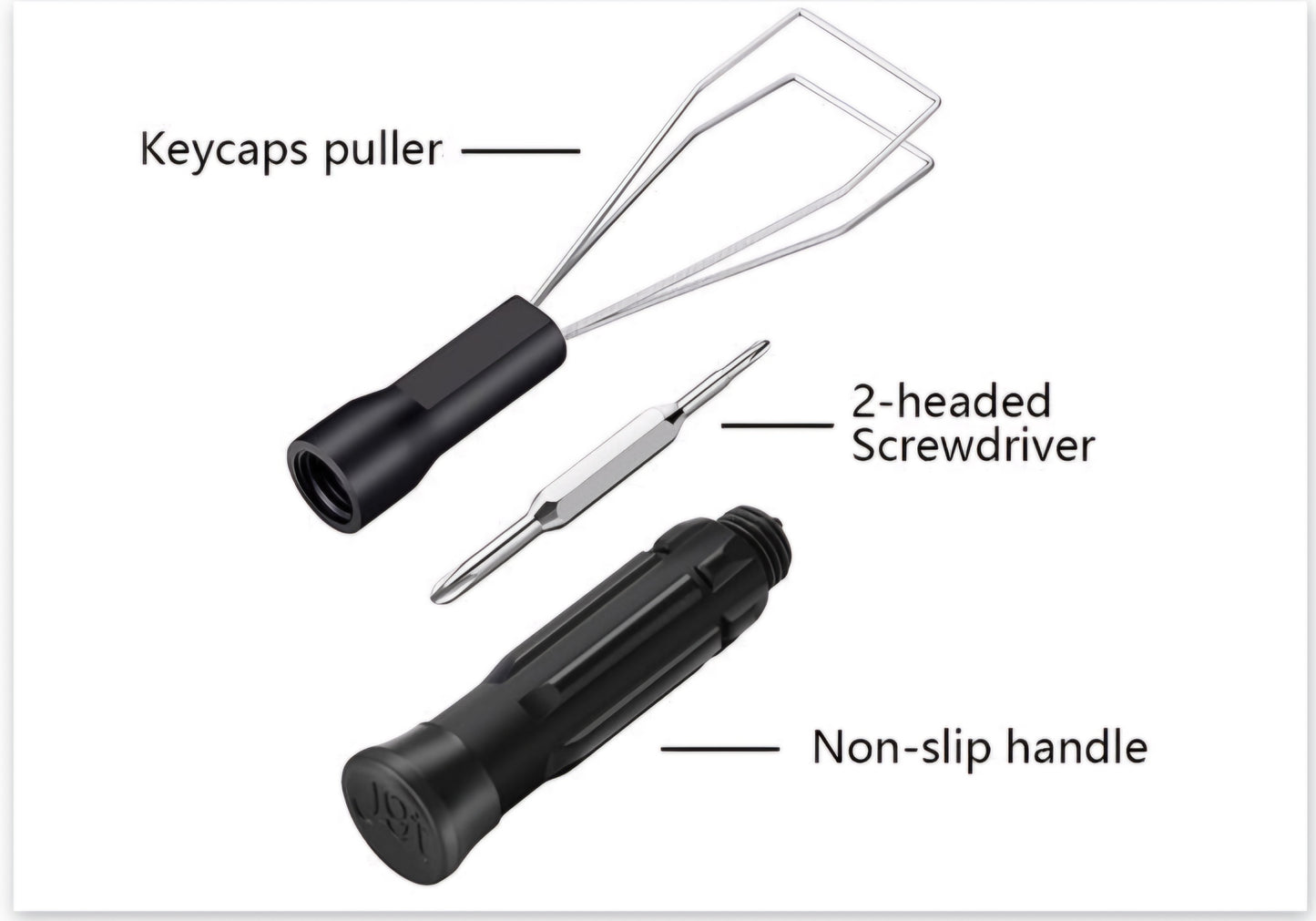 3 In 1 Detachable Wire Keycaps Puller Screwdriver