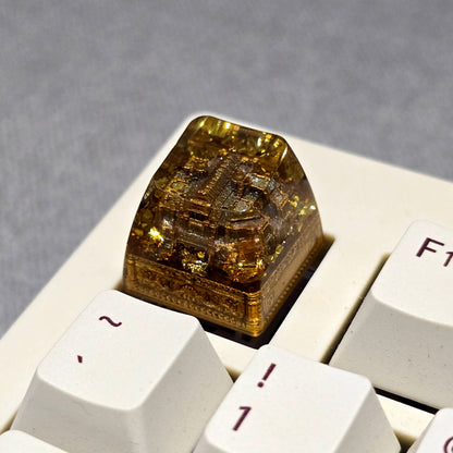 Ancient Egypt Temples Resin Handmade Artisan Keycap 1u