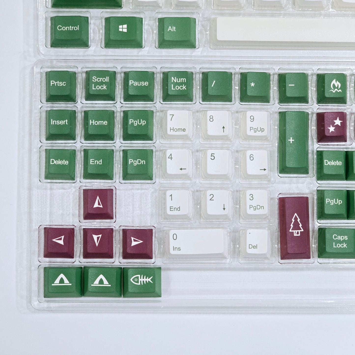 Camping Cherry PBT Clone Keycaps