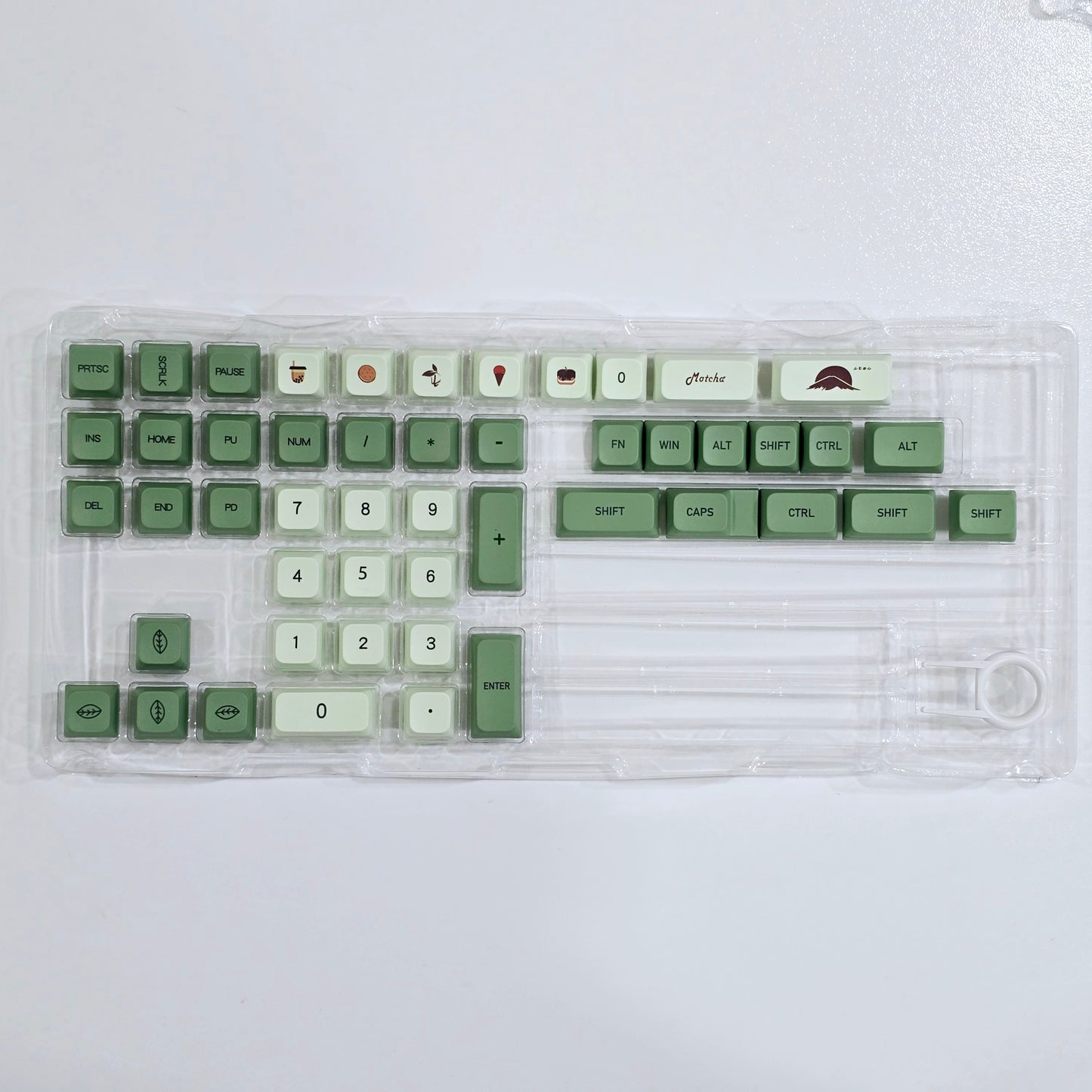 Matcha Japanese XDA Thick PBT Keycaps