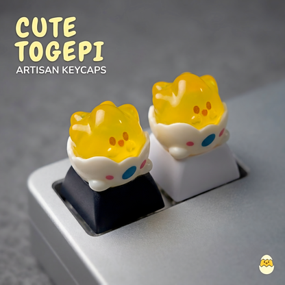 Cute Togepi Bulbasaur Artisan Keycaps