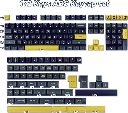 Danger Zone Premium SA Doubleshot Clone Keycaps