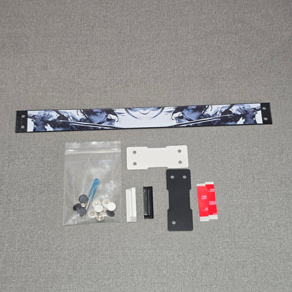 Anime Ribbon Straps with Adhesive And Installation Kit For Keyboard