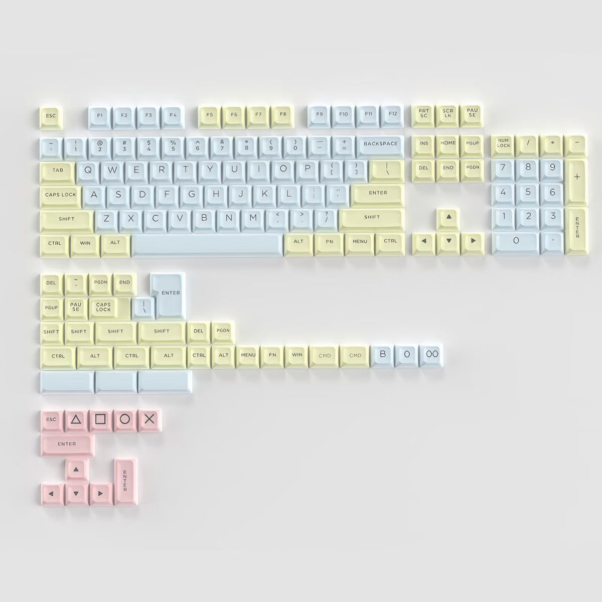 Feker Morning Light JSA Profile Doubleshot PBT Keycaps – CuriosityCaps