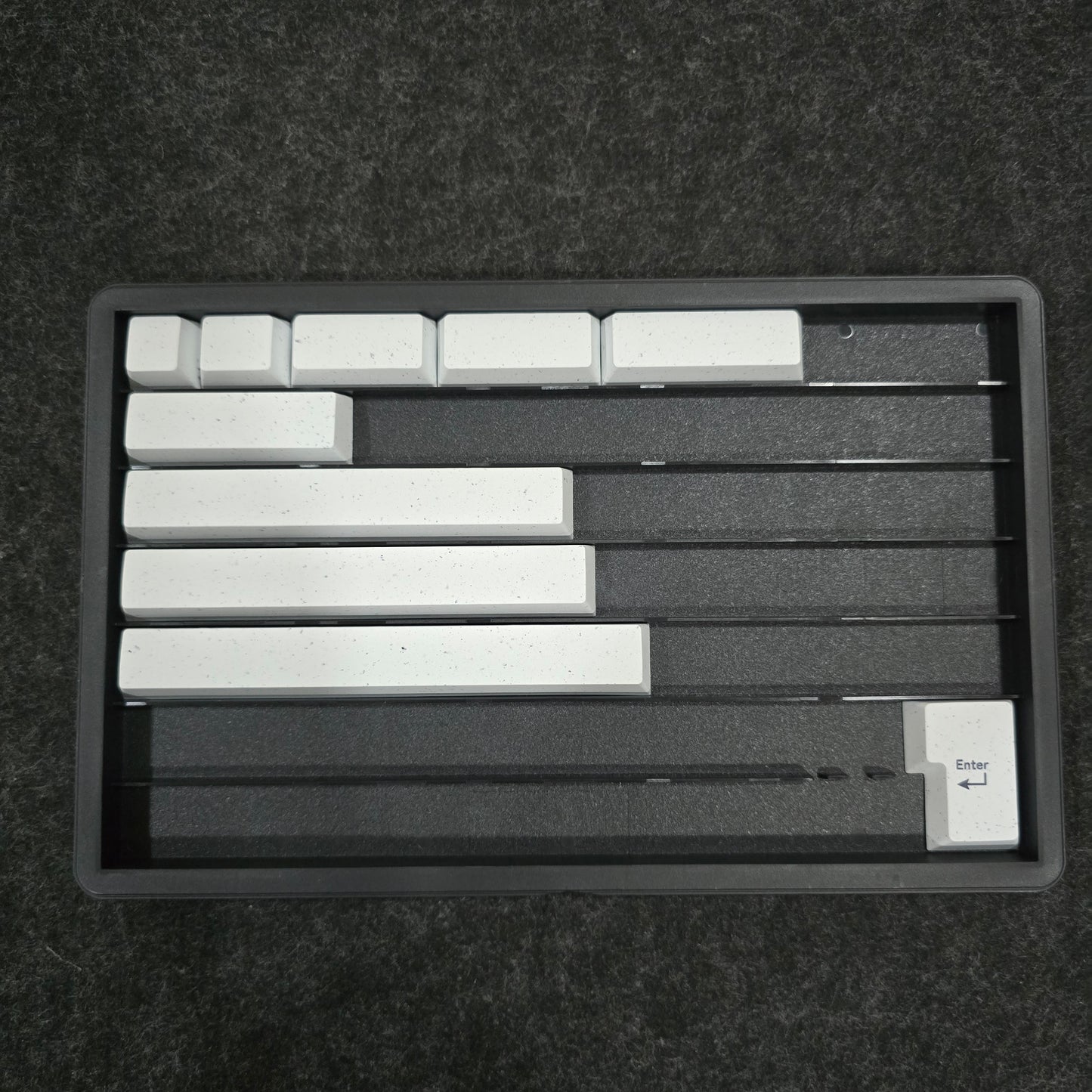 Quartz Stone Premium Cherry PBT Keycaps With High Quality Keys Storage Box