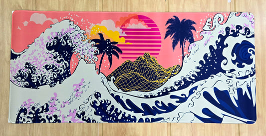 Greatest Wave Palm Island Super Smooth Speed XXL Deskmat