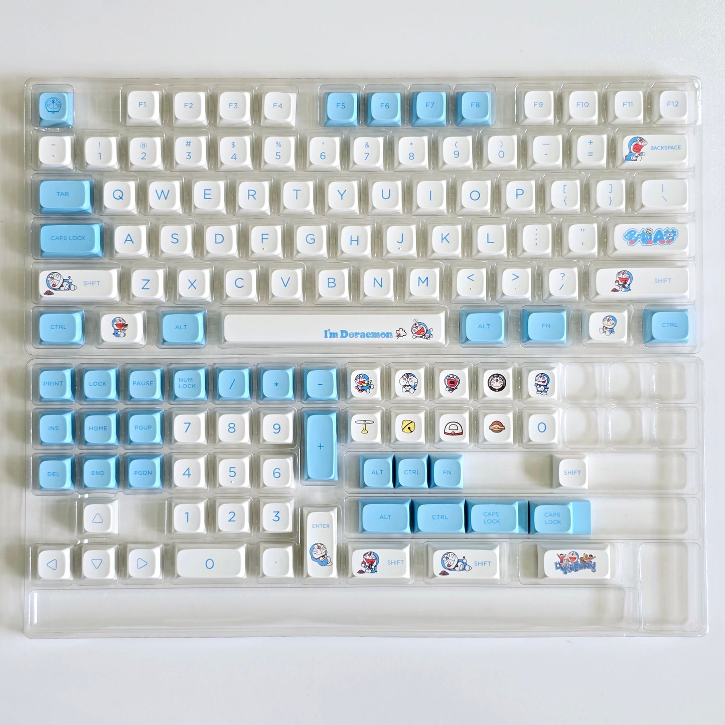 Doraemon XDA PBT Keycaps