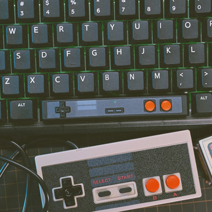 Retro Spacebar Keycaps Classic Controller-Shaped Space Bar ABS 6.25U OEM Profile