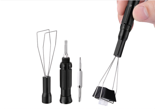 3 In 1 Detachable Wire Keycaps Puller Screwdriver