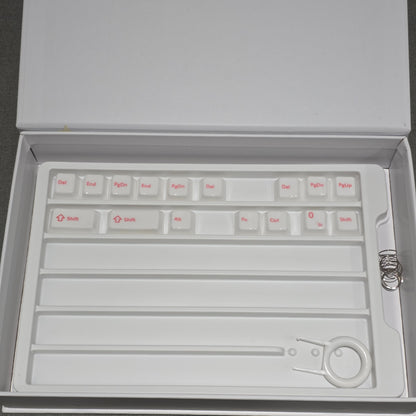 Glaze Full Ceramic Crush Pink Cherry Profile 120-Key Keycap Set