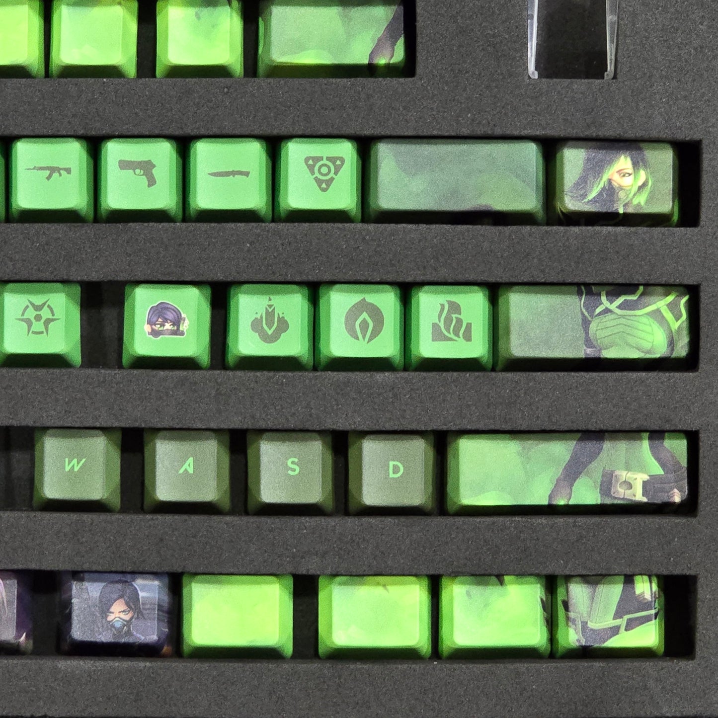 Valorant VIPER Special Edition High Quality Keycaps 33 Keys