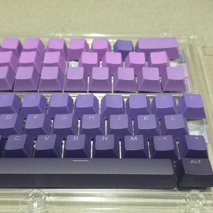 Cyberspace Deep Amethyst Top Backlit OEM PBT Keycaps