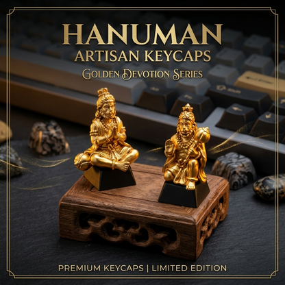 Hanuman Golden Artisan Keycaps